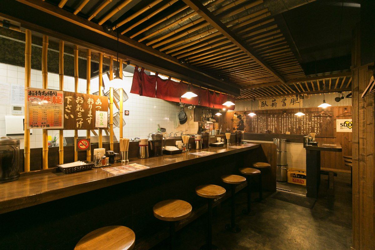 周月の店内