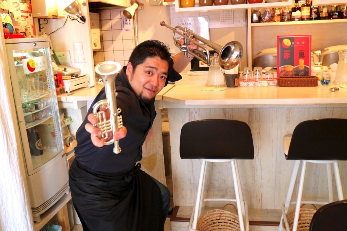 黒岩さんとトランペット